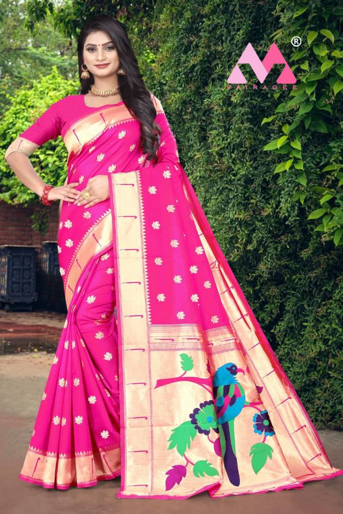 Netra 4 New Designer Festive Wear Banarasi Silk Latest Saree Collection